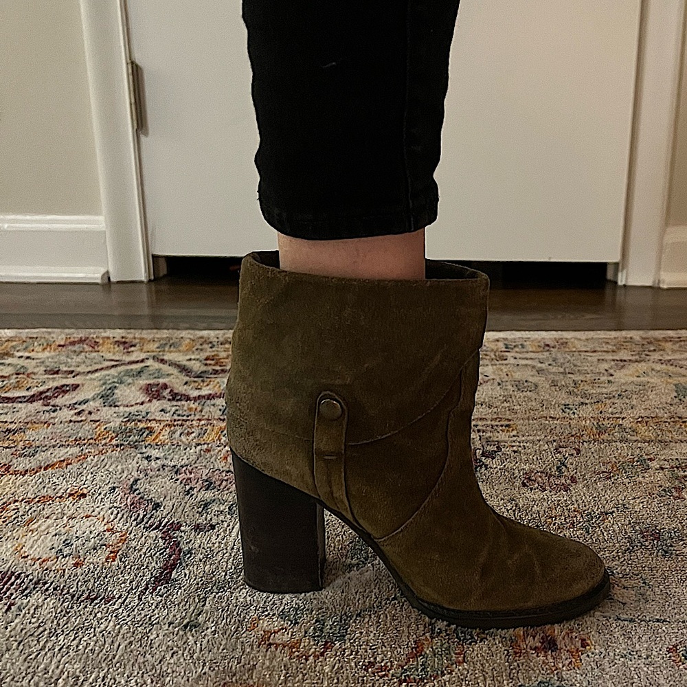 Franco Sarto Leather Booties